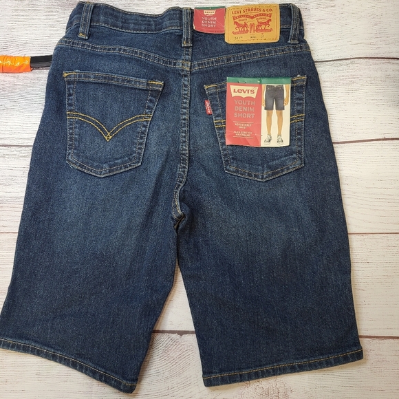 Levis 511 Youth Boys Denim Shorts Adjustable Stretch Waist NWT Size 12 - Picture 7 of 7